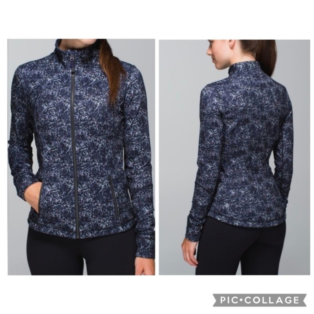 Lululemon Forme‎ Jacket Rocky Road Sand Dune Toothpaste Size 8